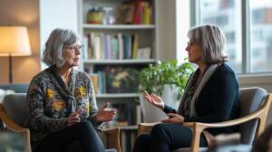 Ida Shaw and Joan Farrell discussing schema therapy for dissociative identity disorder