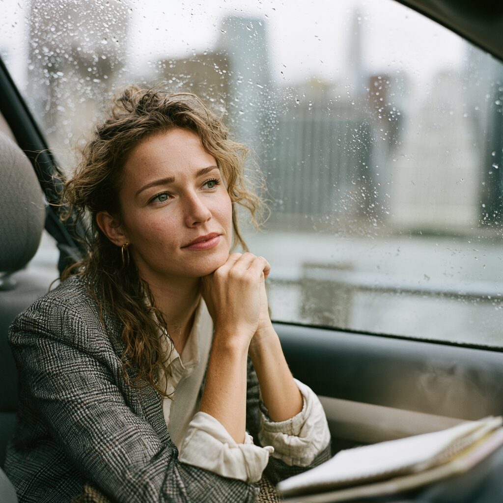 Schema therapist reflecting after an emotionally demanding therapy session in New York.
