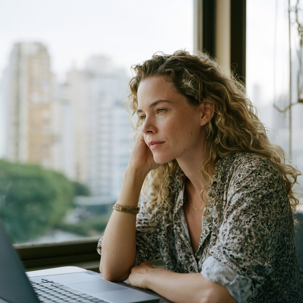 Therapist reconnecting with an international consultation community.